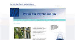 Desktop Screenshot of praxis-koenen.de
